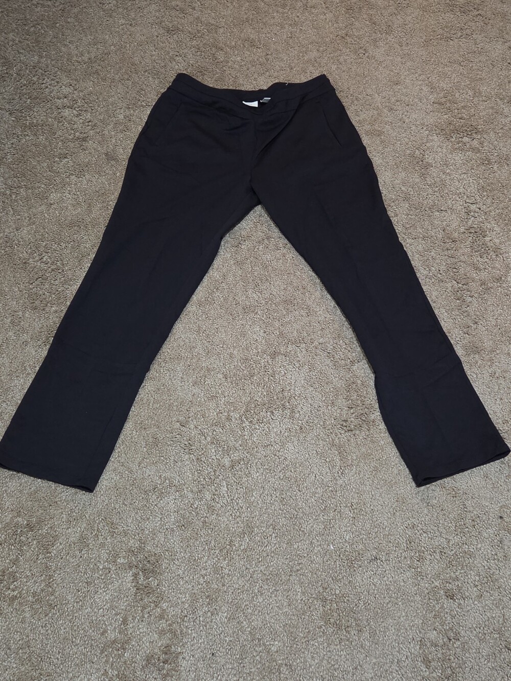 Cato Black Slacks Womens MP Classic Stretch Pull On Pants Comfort